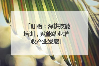 盱眙：深耕技能培训，赋能就业增收产业发展
